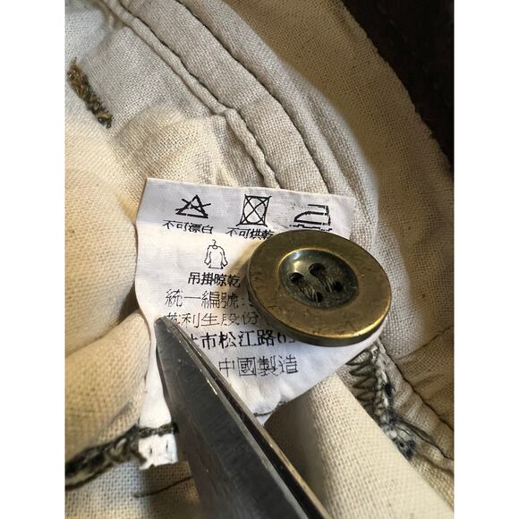 Y2K Gozo Brown Striped Steampunk Mini Skirt Size 2 - Picture 5 of 5